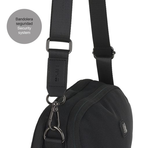 Torba na rame ženska 26x18x8 cm 2,8l-0,24kg Zenit crna Gabol