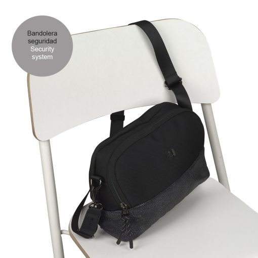 Torba na rame ženska 26x18x8 cm 2,8l-0,24kg Zenit crna Gabol