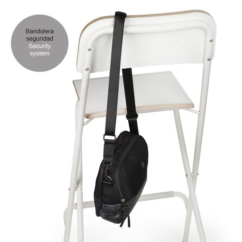 Torba na rame ženska 26x18x8 cm 2,8l-0,24kg Zenit crna Gabol