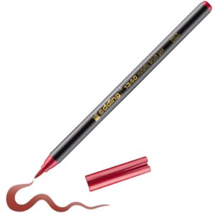Brush flomasteri E-1340, 1-6 mm metalik crvena Edding