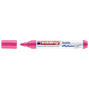 Vodootporni marker T-SHIRT E-4500 2-3mm neon roze Edding