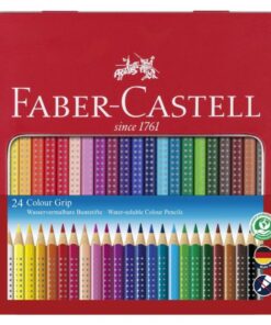 Drvene bojice u metalnoj kutiji 1/24 COLOUR GRIP 112423, Faber-Castell
