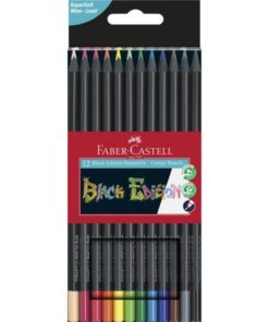 Drvene bojice 1/12 BLACK EDITION 116412, Faber-Castell