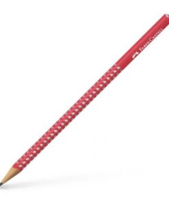 Olovka grafitna GRIP HB SPARKLE CANDY CANE RED, Faber-Castell
