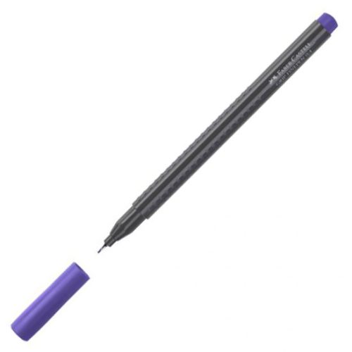 Flomaster Liner GRIP FINEPEN TAMNO LJUBIČASTI 151637 0,4mm, Faber-Castell