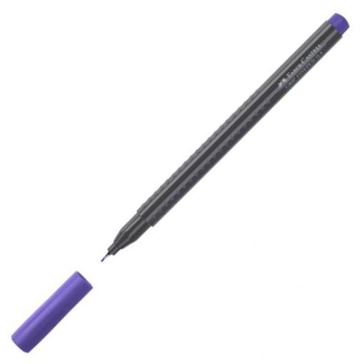 Flomaster Liner GRIP FINEPEN TAMNO LJUBIČASTI 151637 0,4mm, Faber-Castell