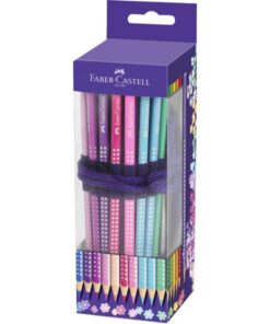Drvene bojice 1/20 GRIP SPARKLE 201738 u napunjenoj pernici, Faber-Castell