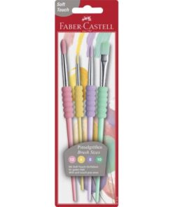 Četkice SOFT GRIP SET PASTEL 1/4, Faber-Castell