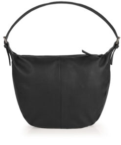 Torba na rame ženska kožna 38x28x8 cm Dharma crna Gabol