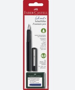Naliv pero POLYBLISTER+PATRONE 149809 CRNO, Faber-Castell
