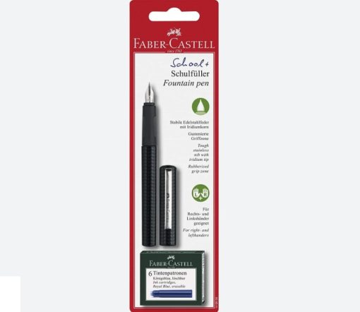 Naliv pero POLYBLISTER+PATRONE 149809 CRNO, Faber-Castell