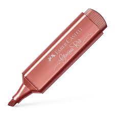 Tekst marker Signir TEXTLINER METALIC RED 154673, Faber-Castell