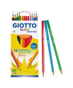 Drvene bojice 1/12 trouglaste Elios, Giotto