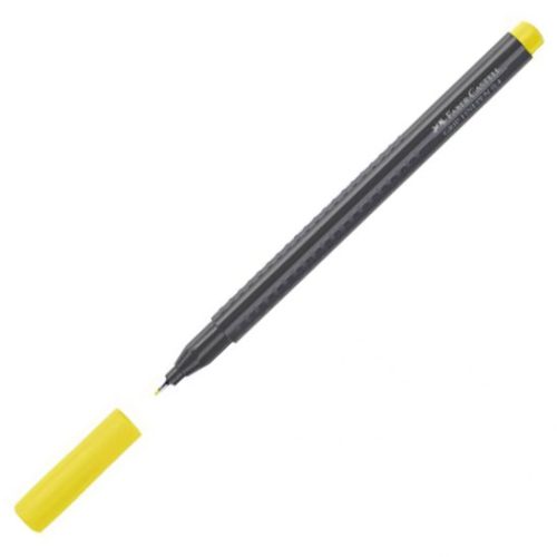 Flomaster Liner GRIP FINEPEN SVETLO ŽUTI 151606 0,4mm, Faber-Castell