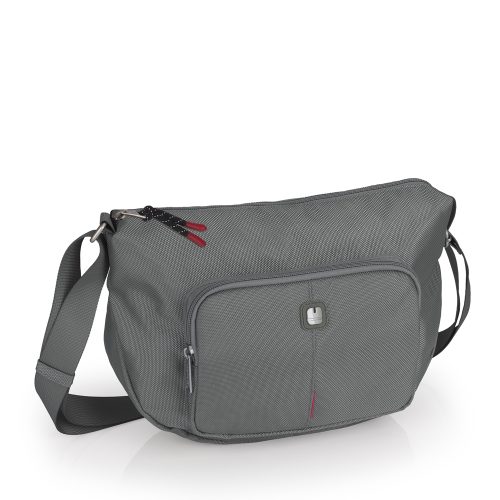 Torba na rame ženska 30x20x9 cm Central siva Gabol