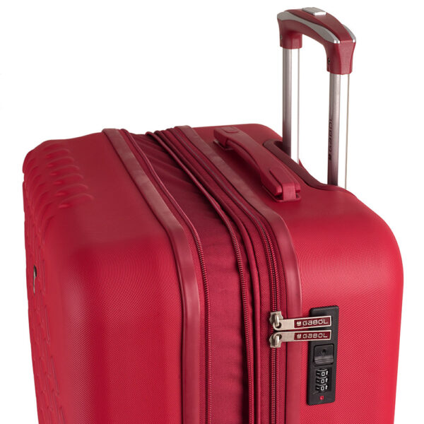Kofer srednji PROŠIRIVI 47x67x27/30 cm  ABS 70/77,9l-3,7 kg Journey crvena Gabol
