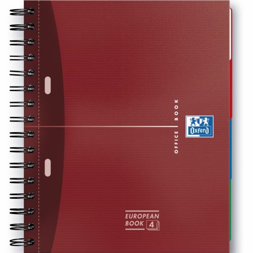 Sveska Oxford Office Essentials Europeanbook A4+ kvadratići, 4 Subject