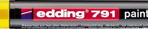 Paint marker E-791 1-2mm zlatna Edding