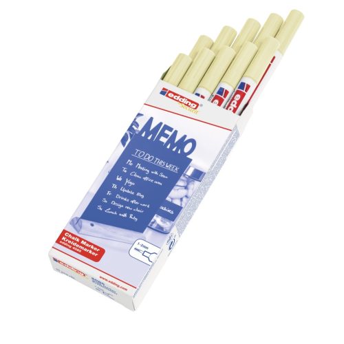 Marker za staklo CHALK MARKER E-4085 1-2mm pastel roze Edding