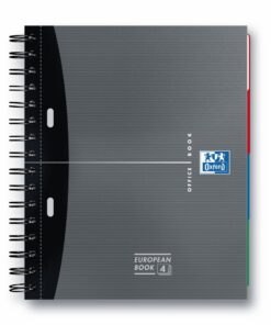 Sveska Oxford Office Essentials Europeanbook A4+ kvadratići, 4 Subject
