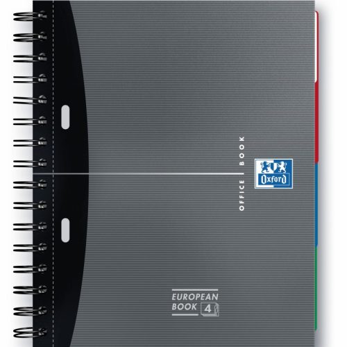 Sveska Oxford Office Essentials Europeanbook A4+ kvadratići, 4 Subject