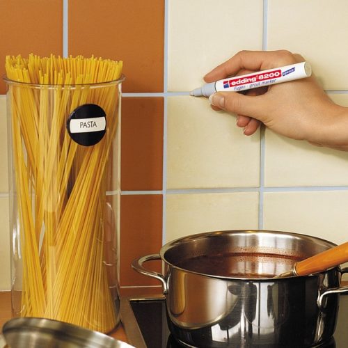 Marker za fuge E-8200 2-4mm bela Edding