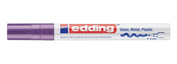Paint marker E-750 2-4mm srebrna Edding