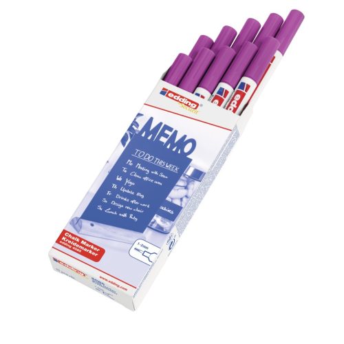 Marker za staklo CHALK MARKER E-4085 1-2mm standard srebrna Edding