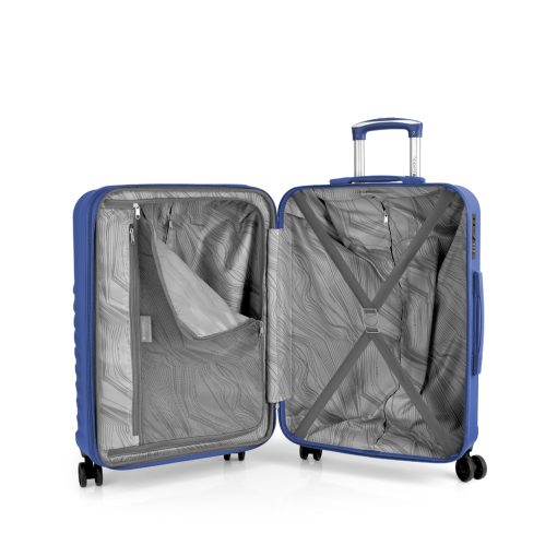 Kofer srednji PROŠIRIVI 47x67x27/30 cm  ABS 70/77,9l-3,7 kg Journey plava Gabol