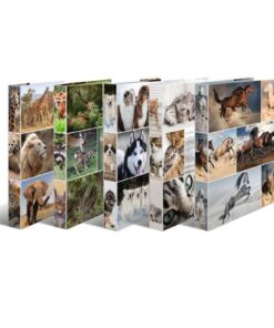 Klaser A4, 2 prstena, Animals WILD, 285x315x35 mm Herma