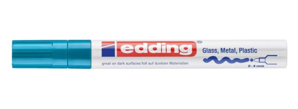 Paint marker E-750 2-4mm svetlo plava Edding