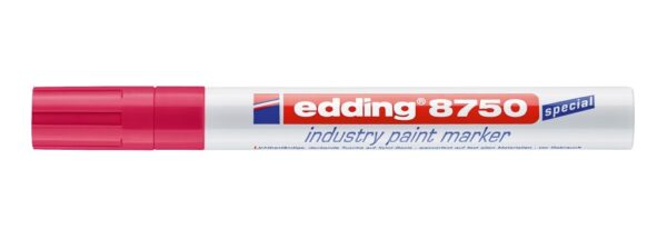 Industrijski paint marker E-8750 2-4mm crvena Edding