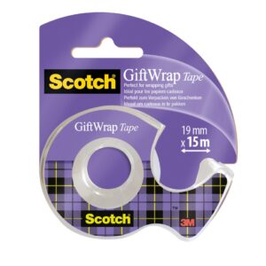 Lepljiva traka Scotch GiftWrap na stalku, 19mmx16,5m