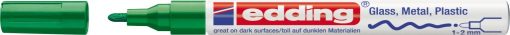 Paint marker E-751 1-2mm zelena Edding