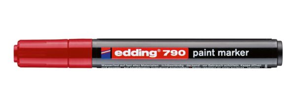 Paint marker E-790 2-3mm crvena Edding