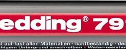 Paint marker E-791 1-2mm crna Edding