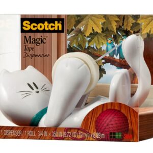 Stalak za lepljivu traku Scotch "Kitty"+ 1x Magic tape
