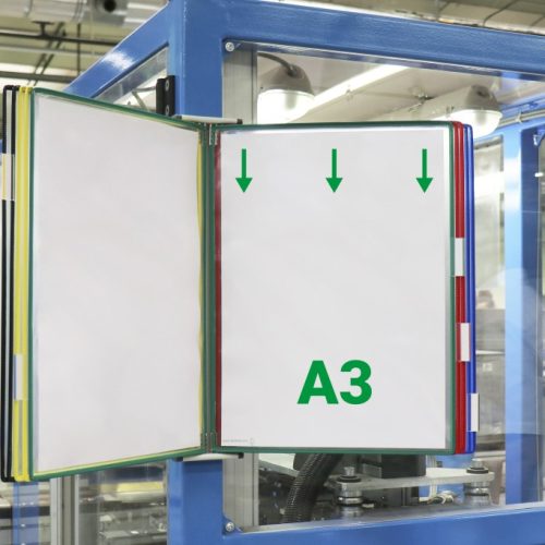 Stalak zidni čelični sa 10 ramova A3 Tarifold