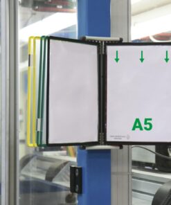Stalak zidni čelični sa 10 ramova A5 Tarifold