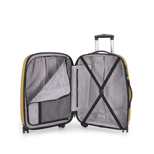 Kofer srednji PROŠIRIVI 48x67x27/30,5 cm  ABS 70/79l-3,8 kg Paradise XP krem Gabol