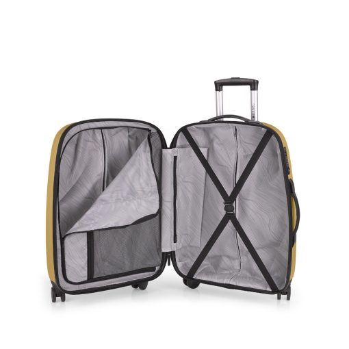 Kofer srednji PROŠIRIVI 48x67x27/30,5 cm  ABS 70/79l-3,8 kg Paradise XP krem Gabol