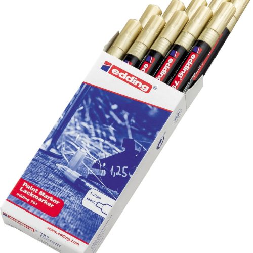 Paint marker E-791 1-2mm zlatna Edding