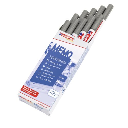 Marker za staklo CHALK MARKER E-4085 1-2mm standard srebrna Edding