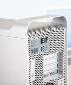 Etikete 210x297 A4/1 1/25 aluminium look Herma