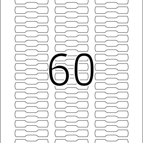 Etikete prsten 10x49 A4/60 1/1500 bela Herma