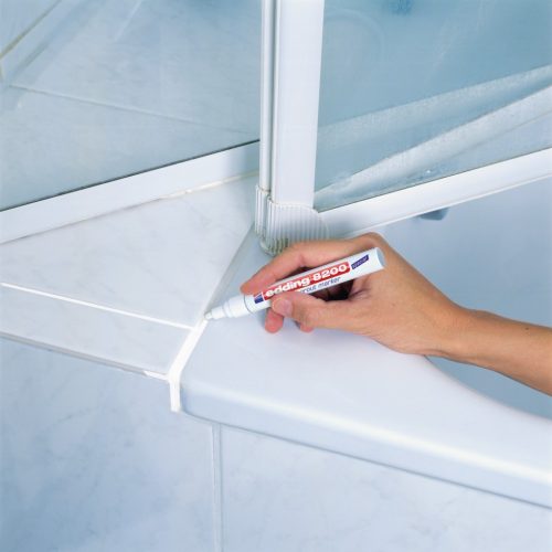 Marker za fuge E-8200 2-4mm bela Edding