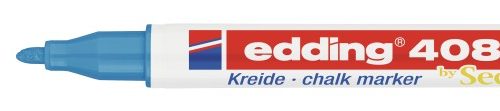 Marker za staklo CHALK MARKER E-4085 1-2mm standard svetlo plava Edding