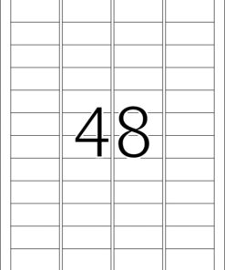 Outdoor etikete 45,72x21,16 A4 1/10 bela Herma