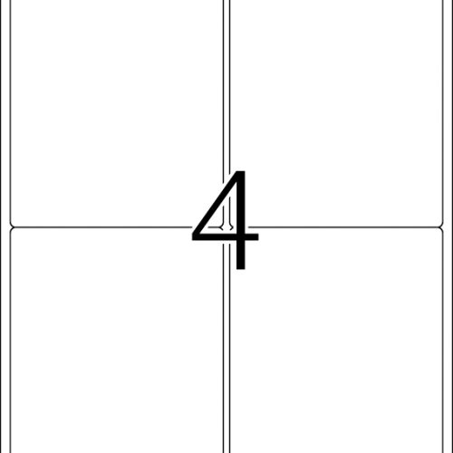 Outdoor etikete 99,1x139 A4 1/10 bela Herma