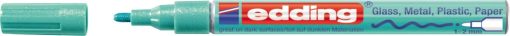 Paint marker E-751 1-2mm, metallic zelena Edding